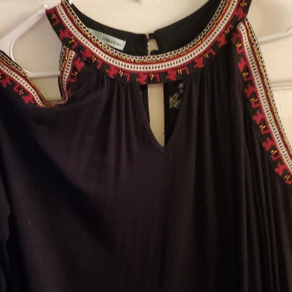 Women's maurice's cold shoulder long sleeve